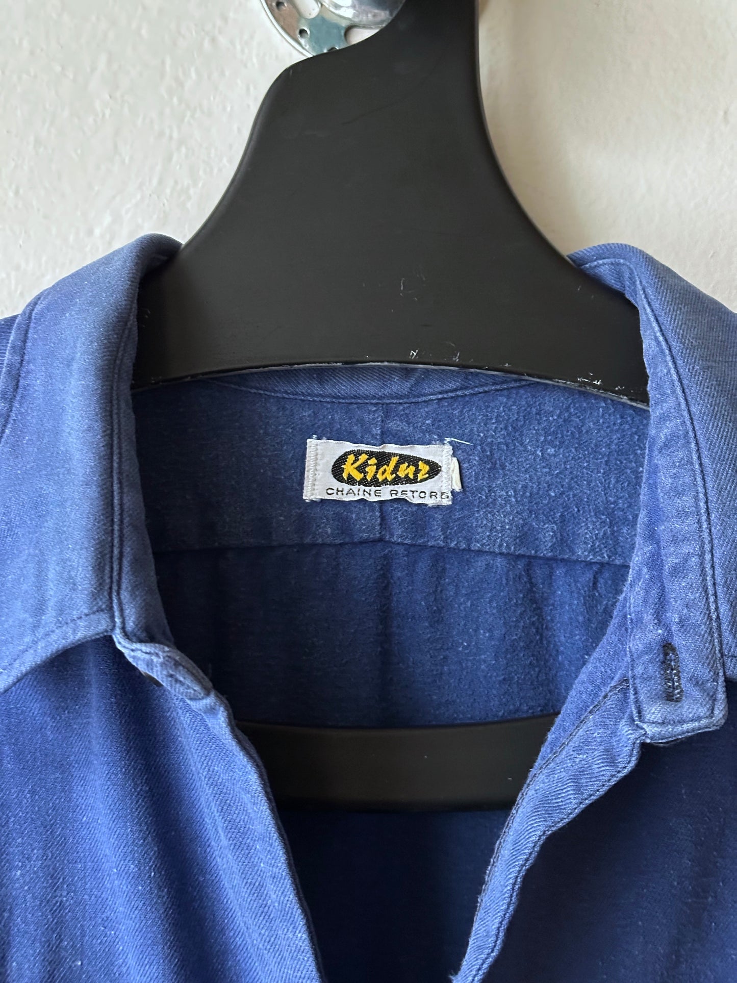 Vintage French cotton work shirt
