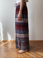 viscose shirring skirt