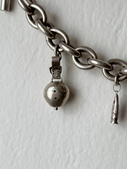 France vintage charm bracelet