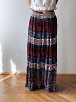 viscose shirring skirt