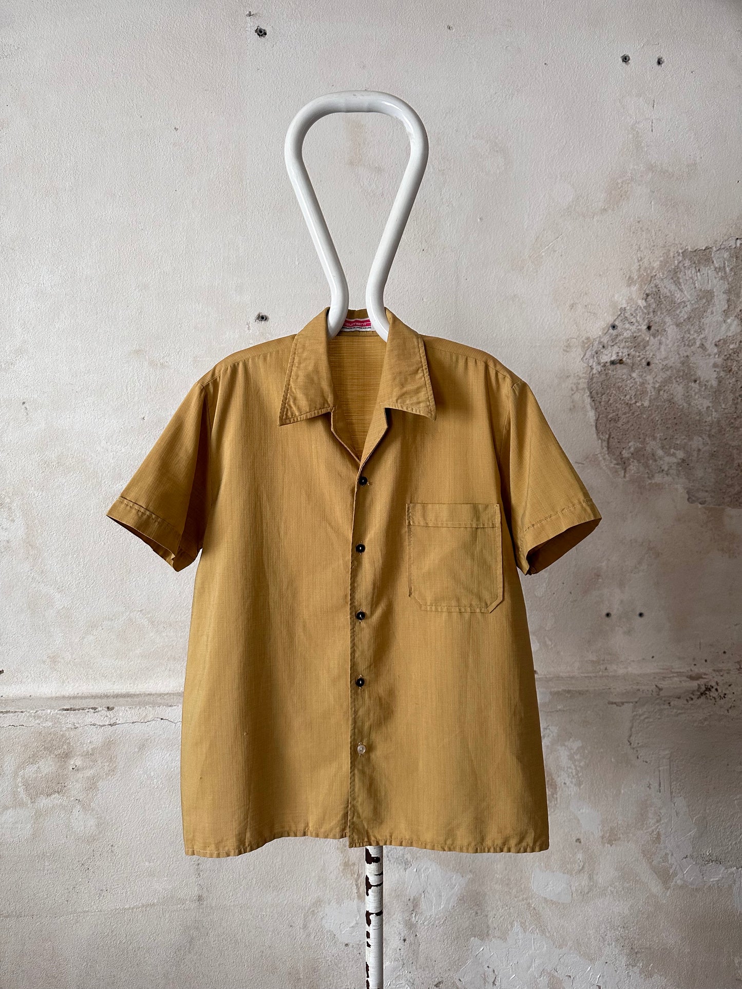 70s open collar shirt