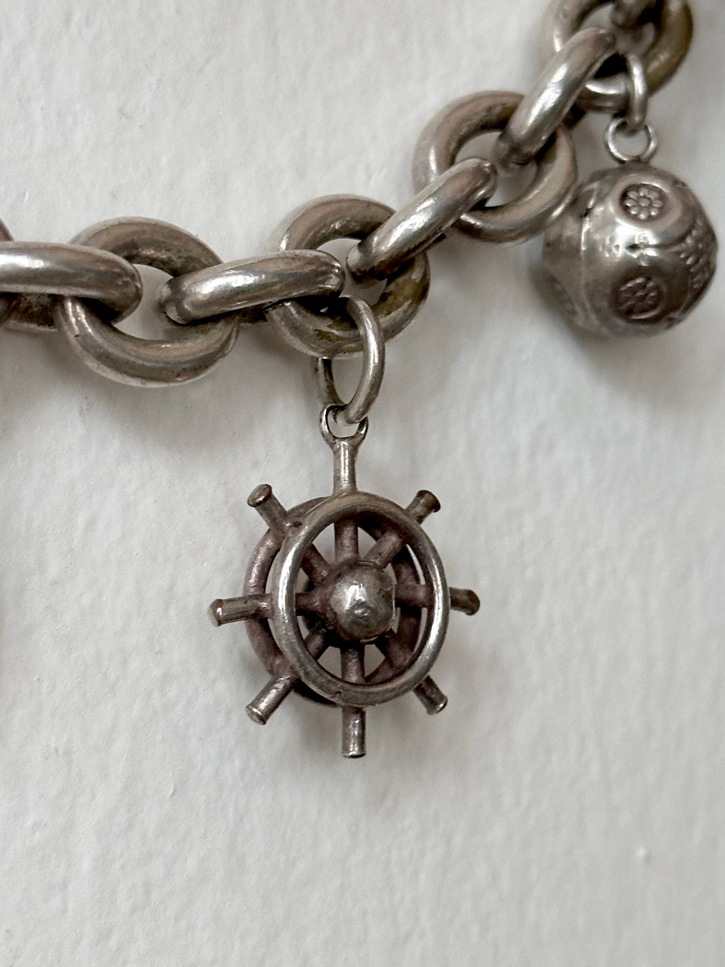 France vintage charm bracelet