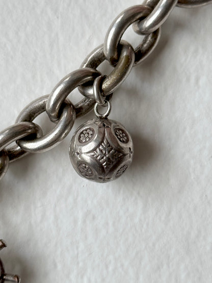 France vintage charm bracelet