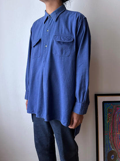Vintage French cotton work shirt
