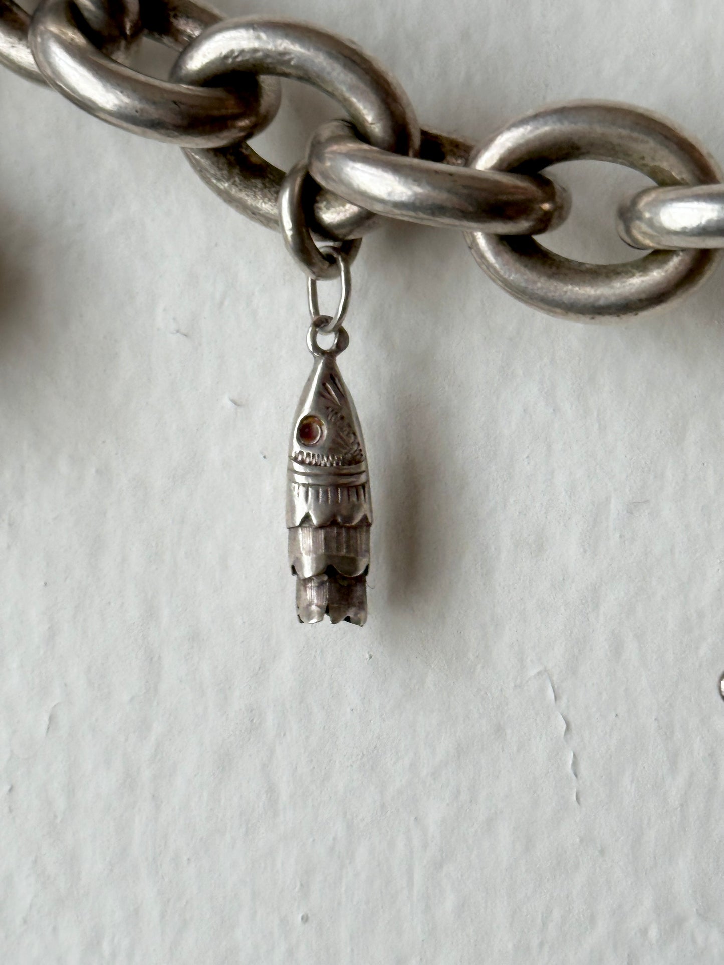 France vintage charm bracelet