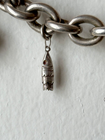 France vintage charm bracelet