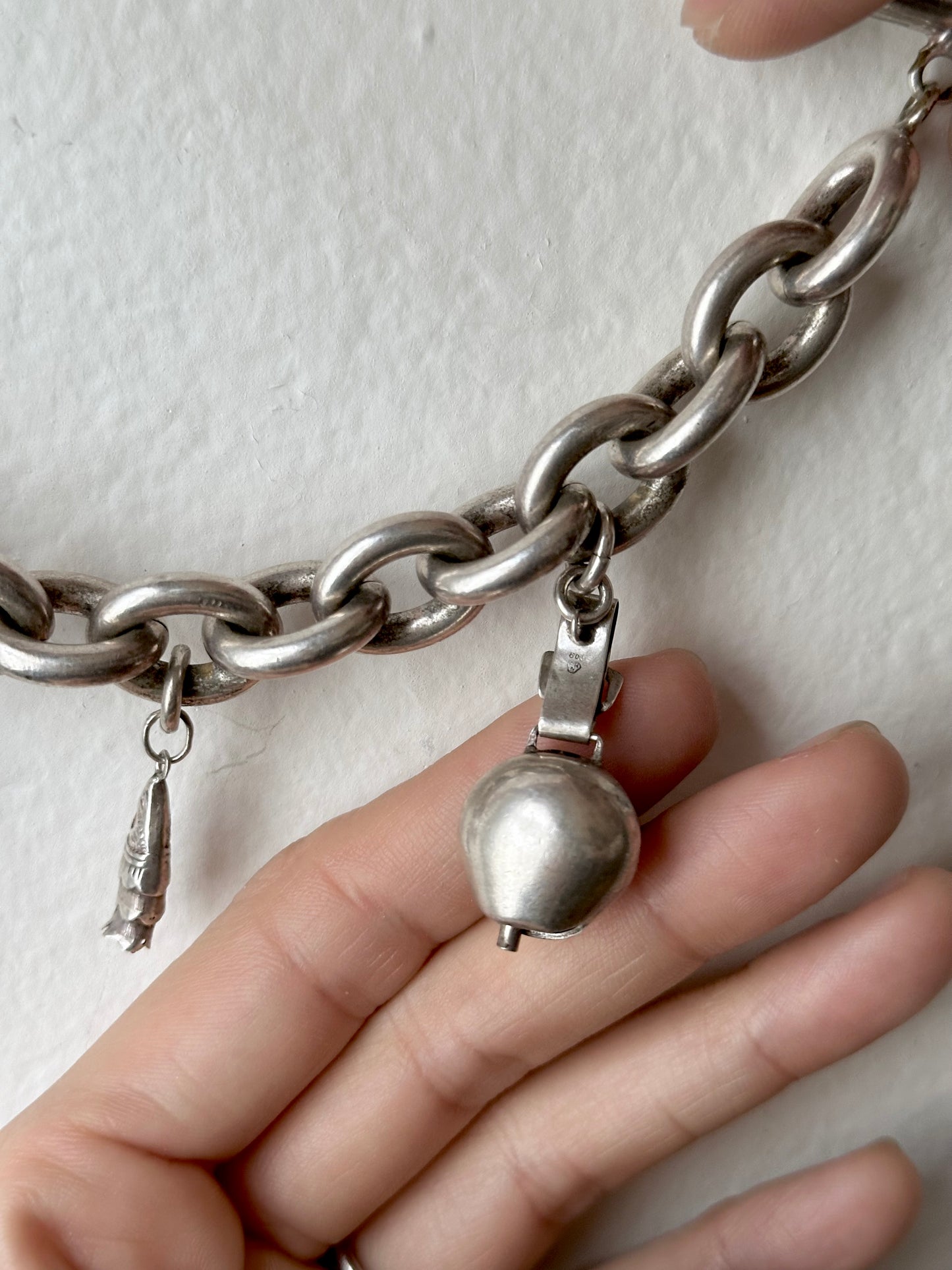 France vintage charm bracelet