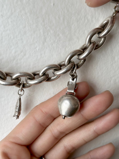 France vintage charm bracelet