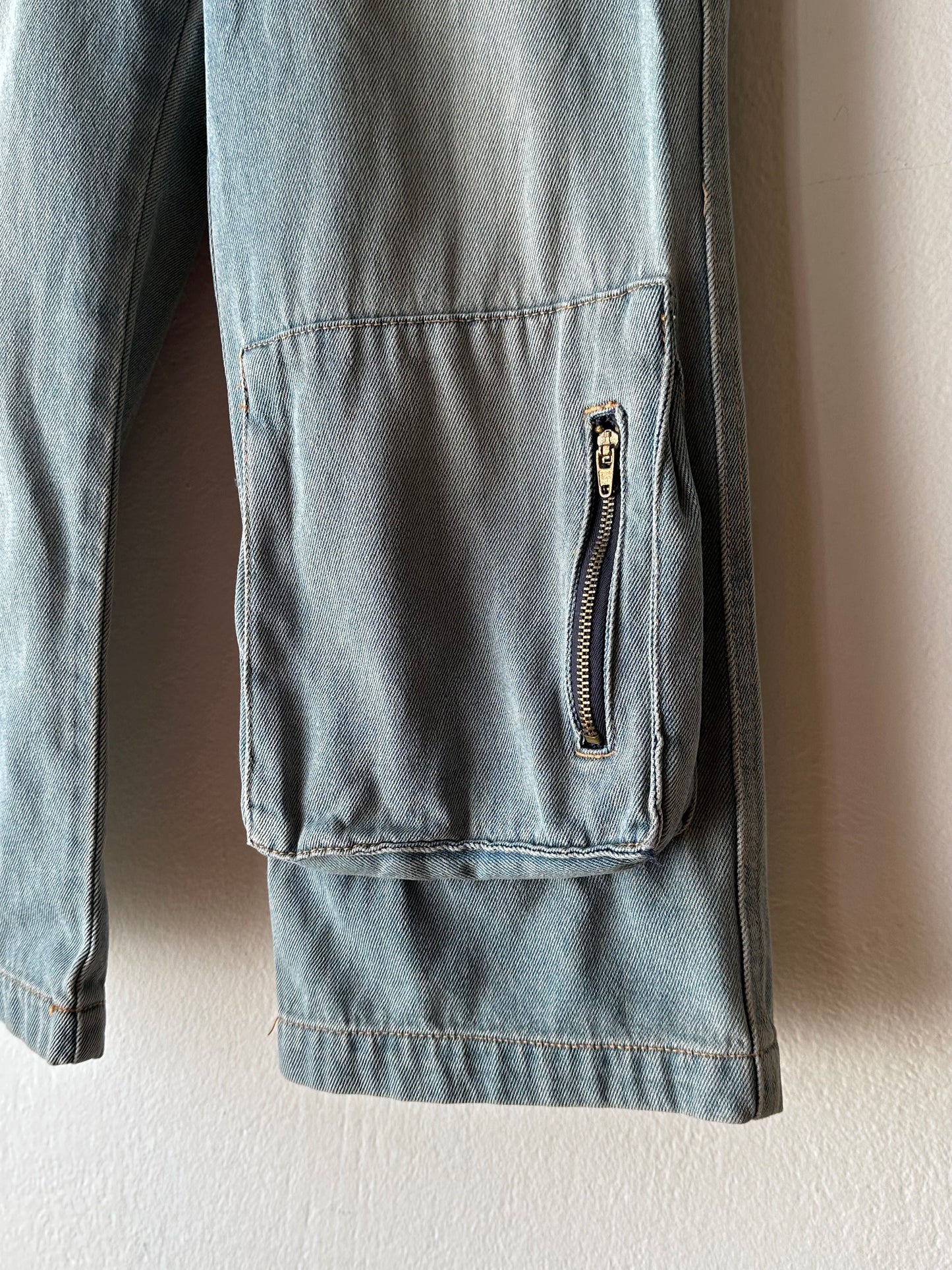 90s denim cropped pants W28
