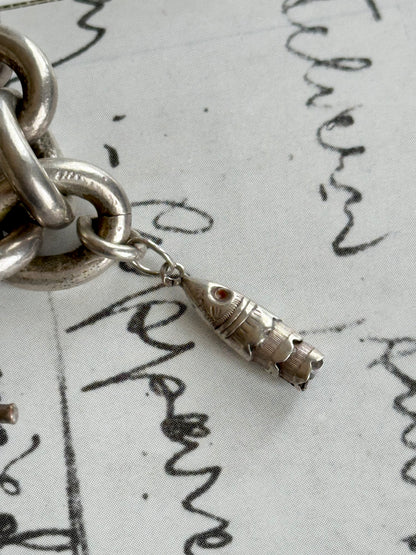 France vintage charm bracelet