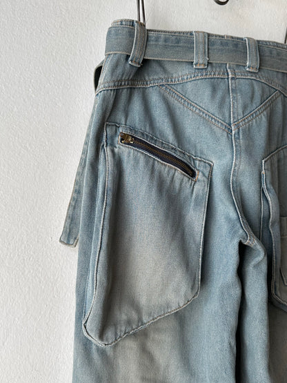 90s denim cropped pants W28
