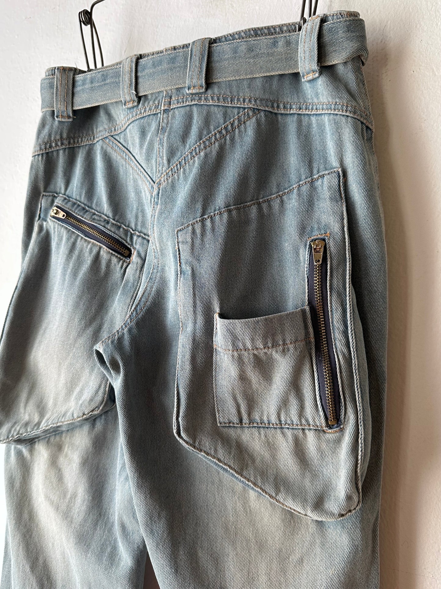 90s denim cropped pants W28