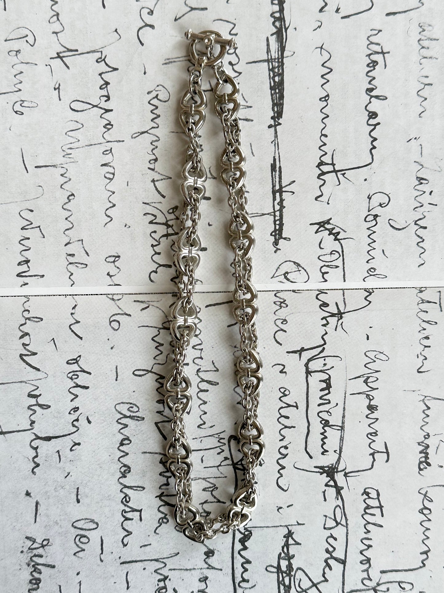 France vintage stunning chain necklace