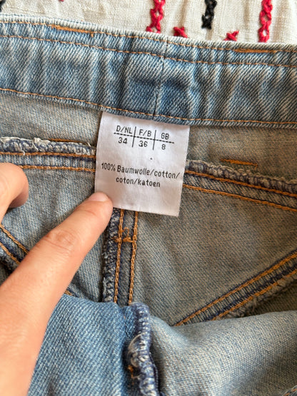 90s denim cropped pants W28
