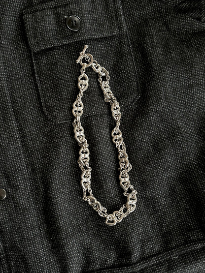 France vintage stunning chain necklace