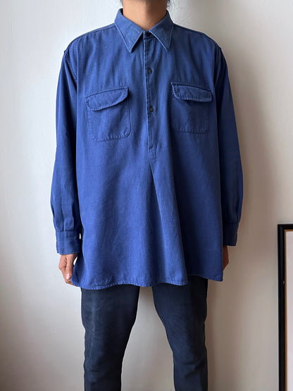 Vintage French cotton work shirt