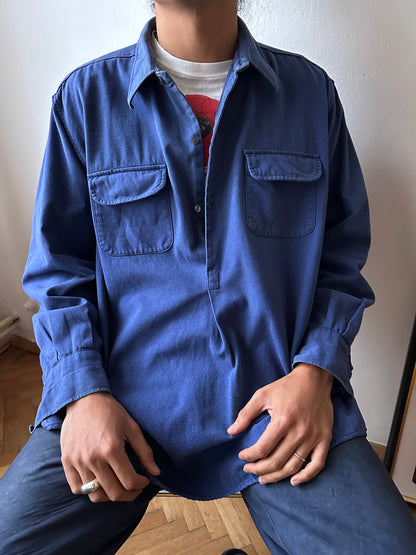 Vintage French cotton work shirt