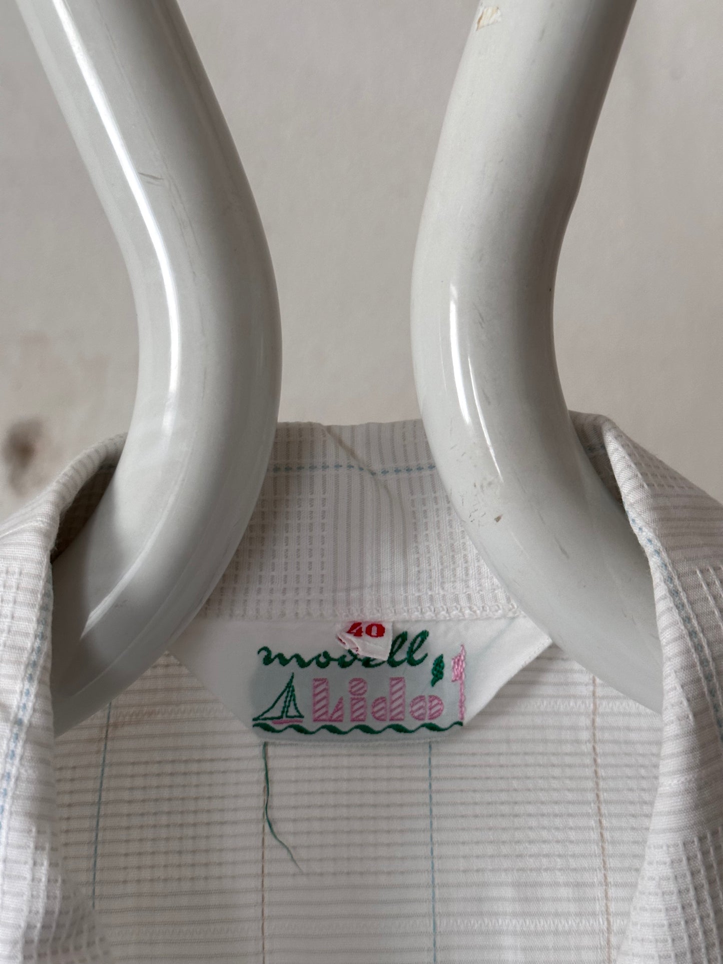 60s open collar shirt