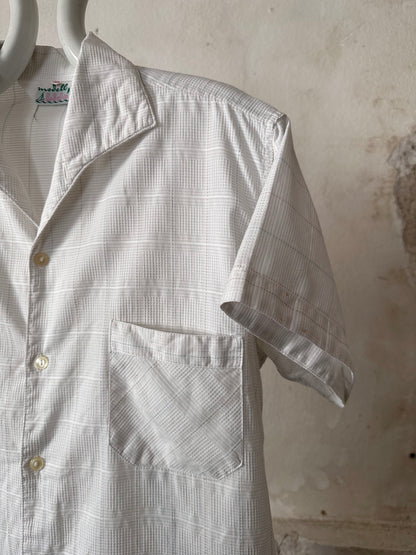 60s open collar shirt