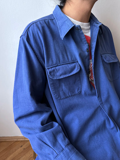 Vintage French cotton work shirt