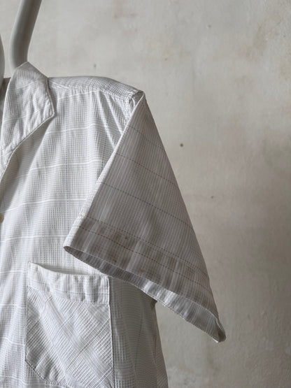 60s open collar shirt