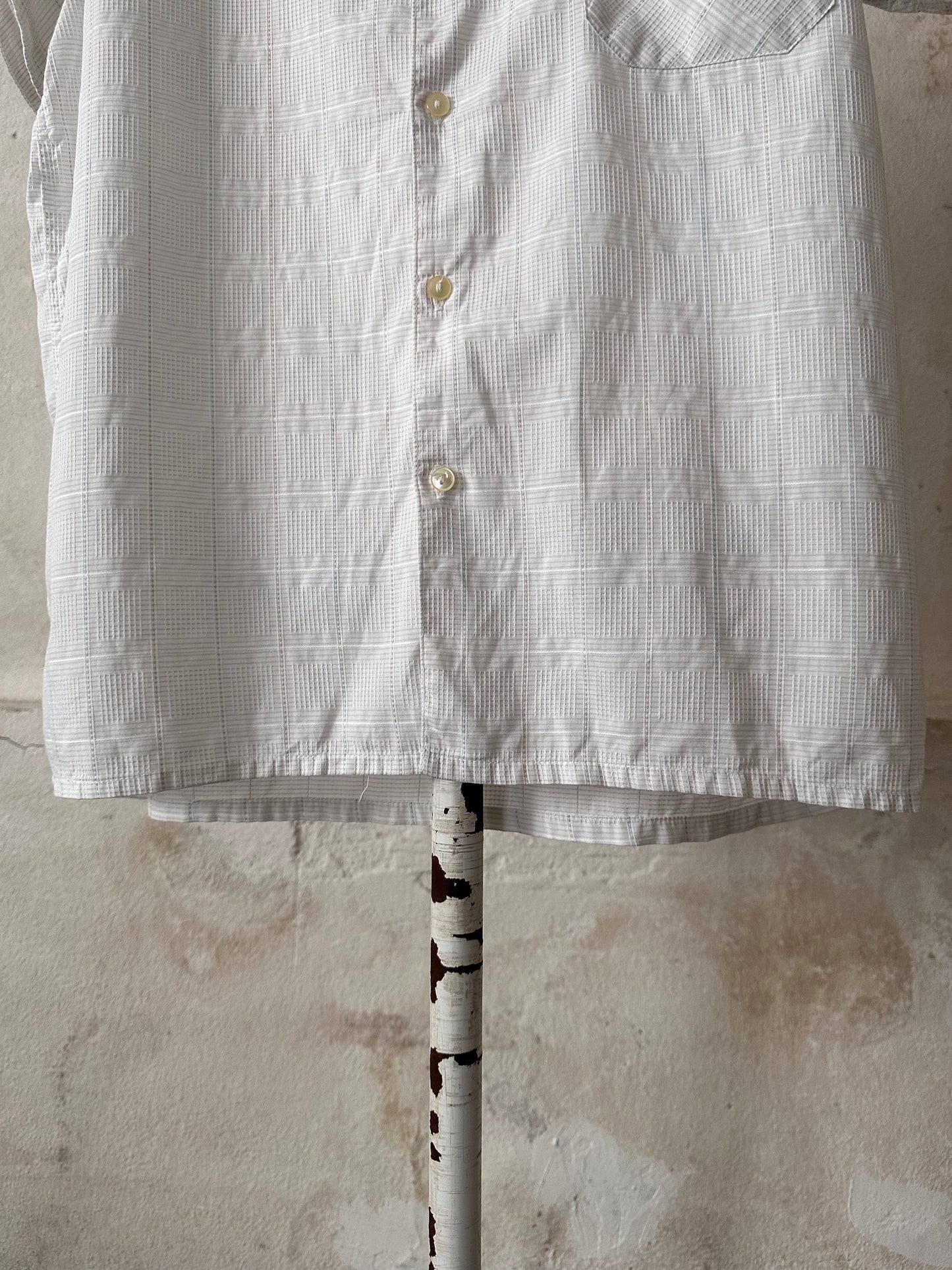 60s open collar shirt