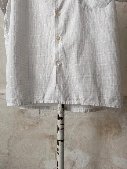 60s open collar shirt