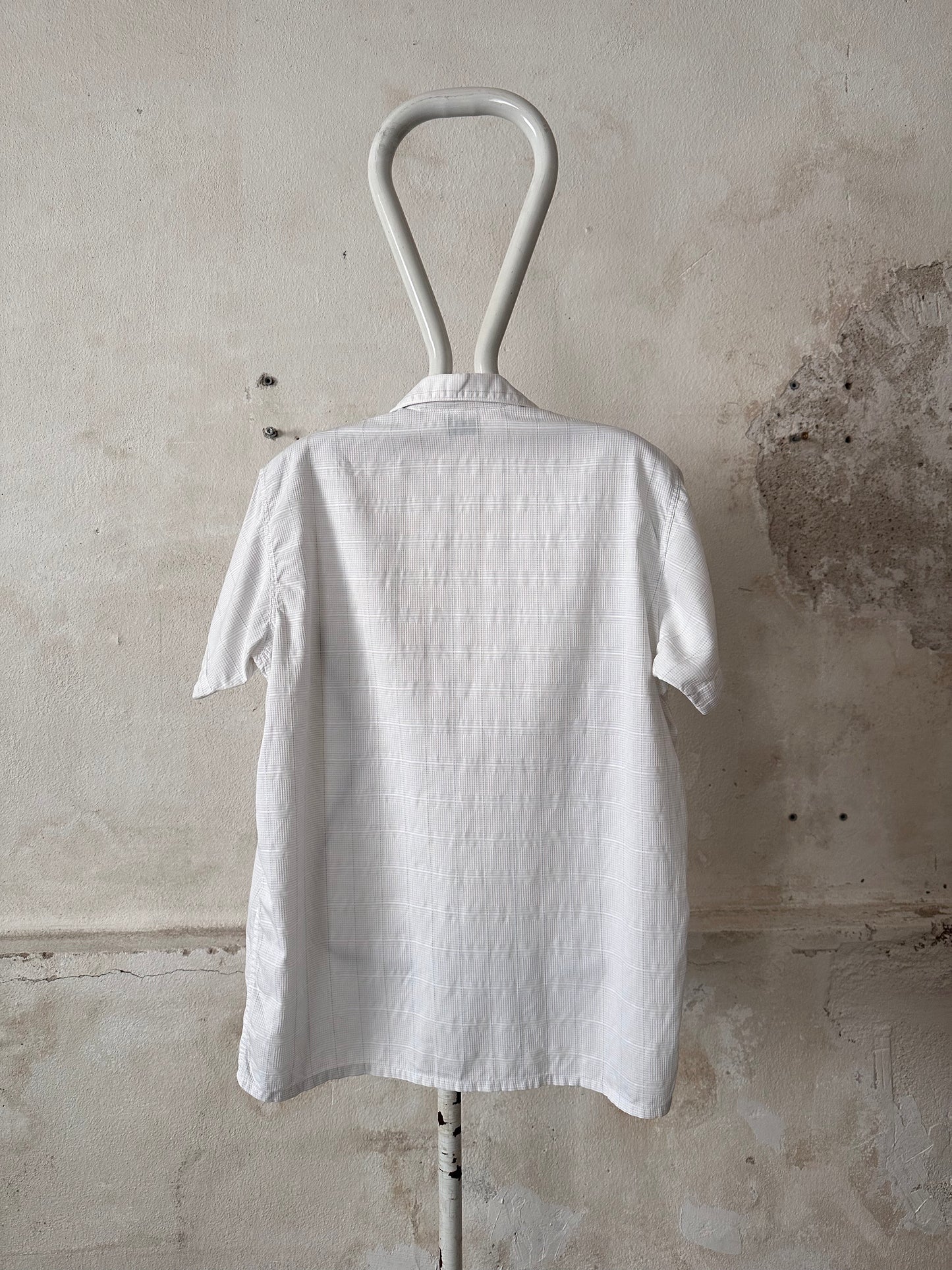 60s open collar shirt