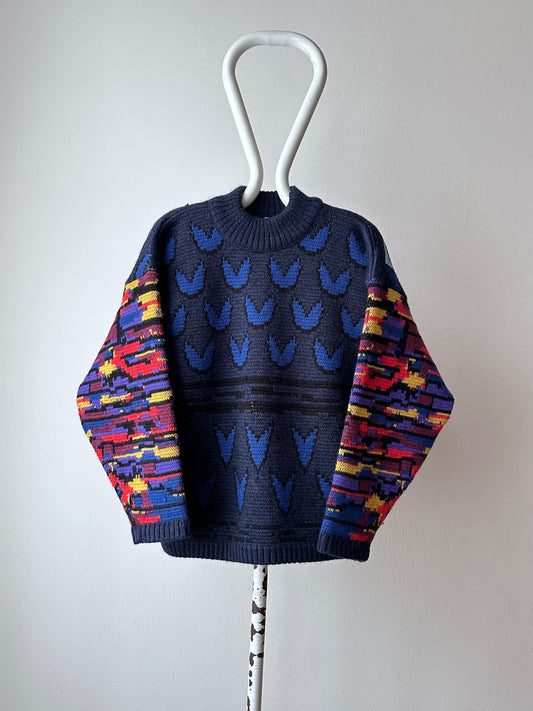 1980s great quality heavy knit made in France