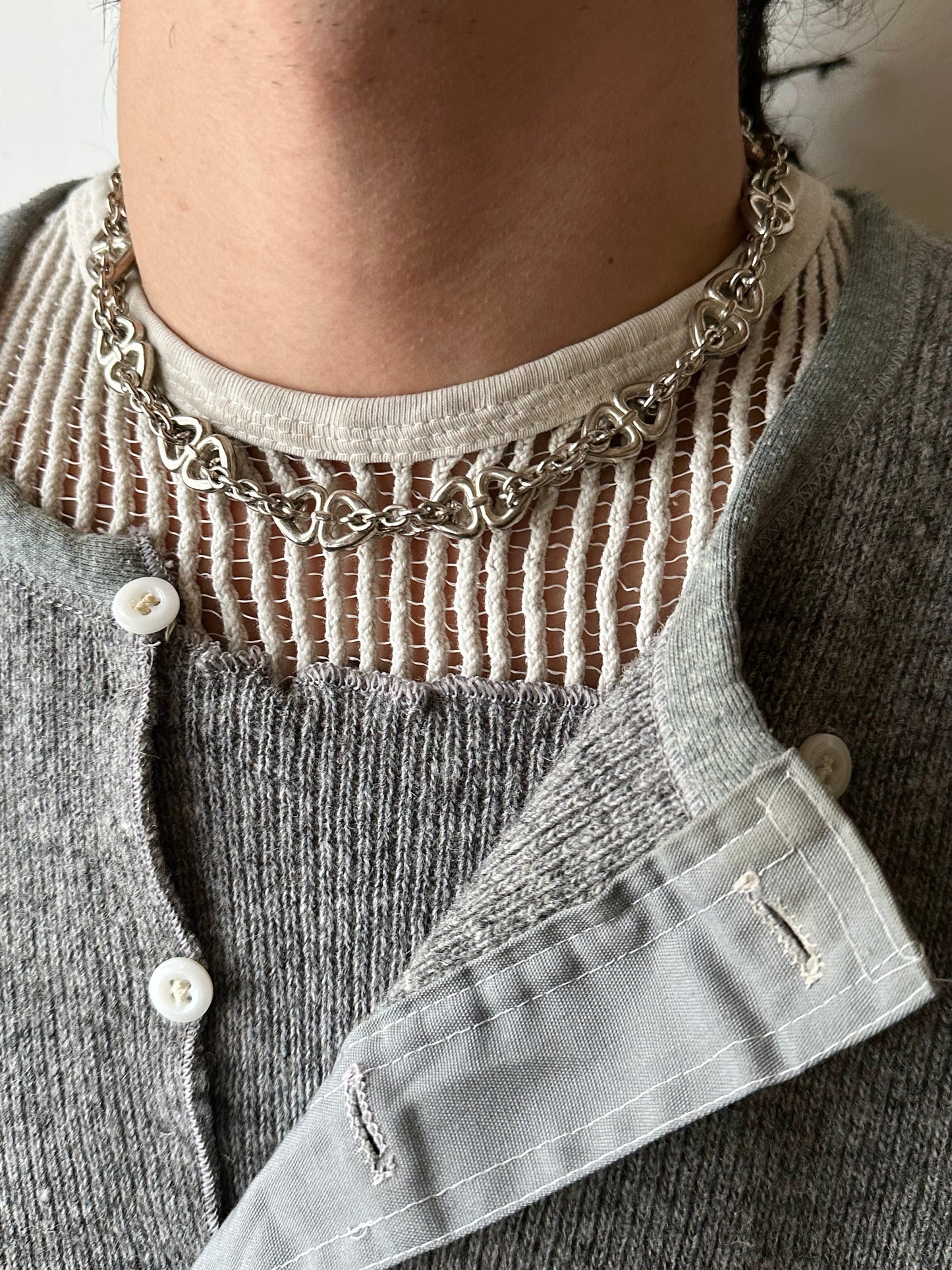 France vintage stunning chain necklace