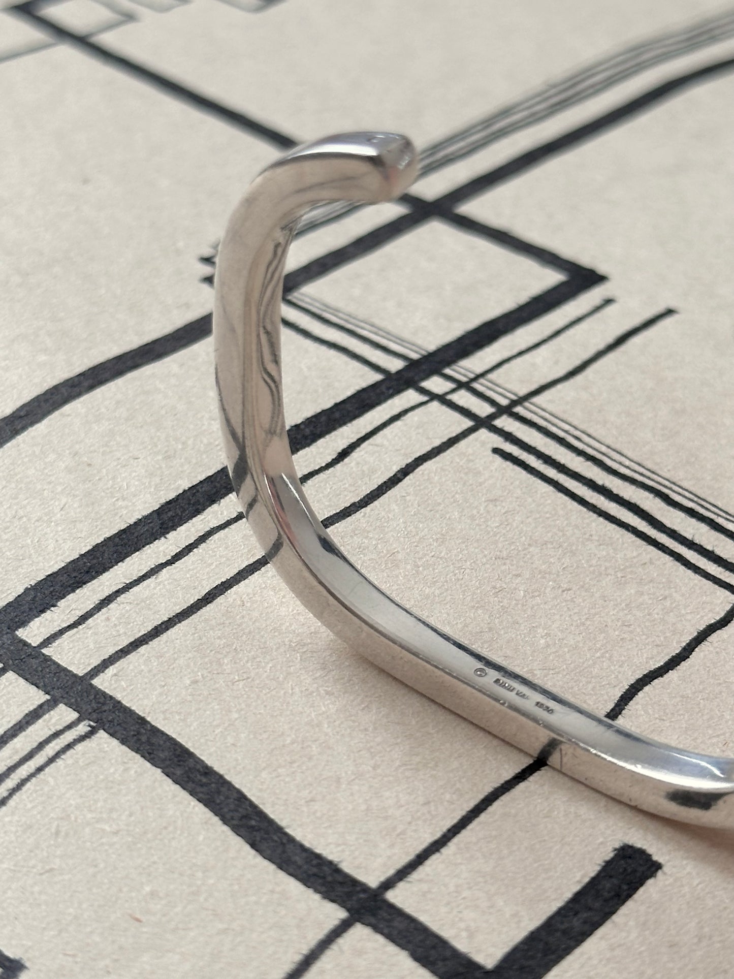 1970' Dinh Van bangle made in France