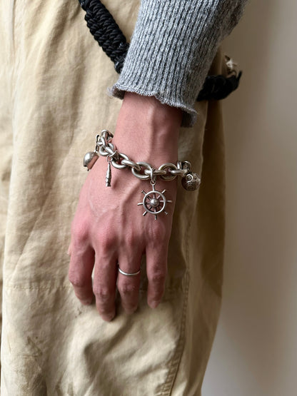 France vintage charm bracelet