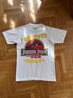 1996 Jurassic Park The Ride 90's T-shirt Tee Vintage ヴィンテージ Tシャツ 90年代 ジュラシックパーク USJ ユニバ ユニバーサルスタジオ TOTO 古着 古着屋 プラハ Praha Prague Vintage store