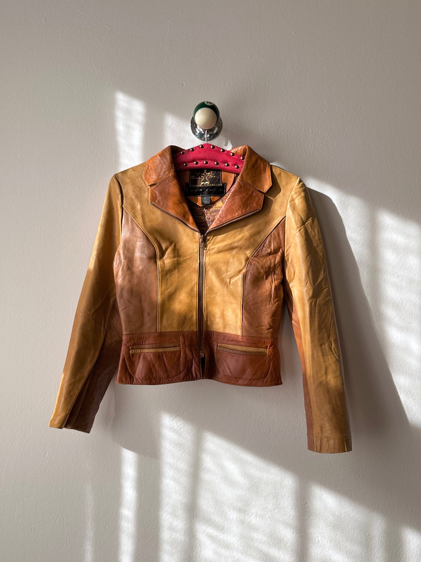 70s leather jacket