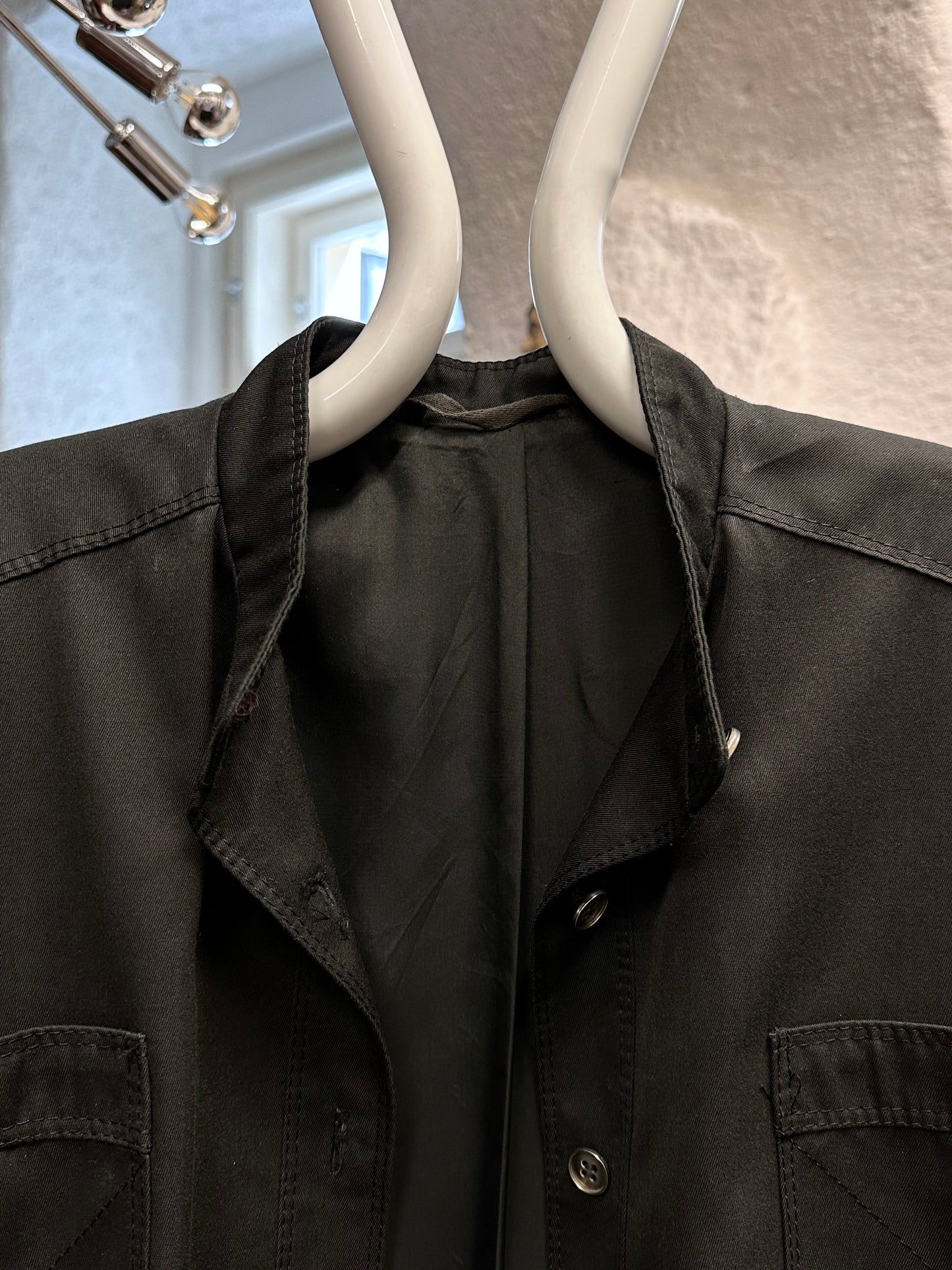 1980s VEB black jacket with belt