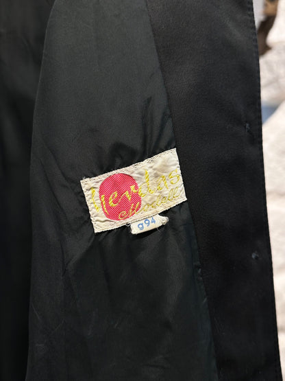 1980s VEB black jacket with belt