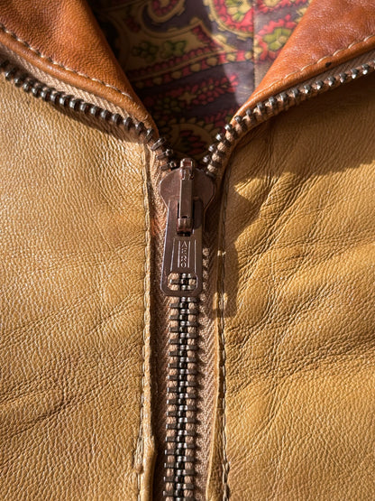 70s leather jacket