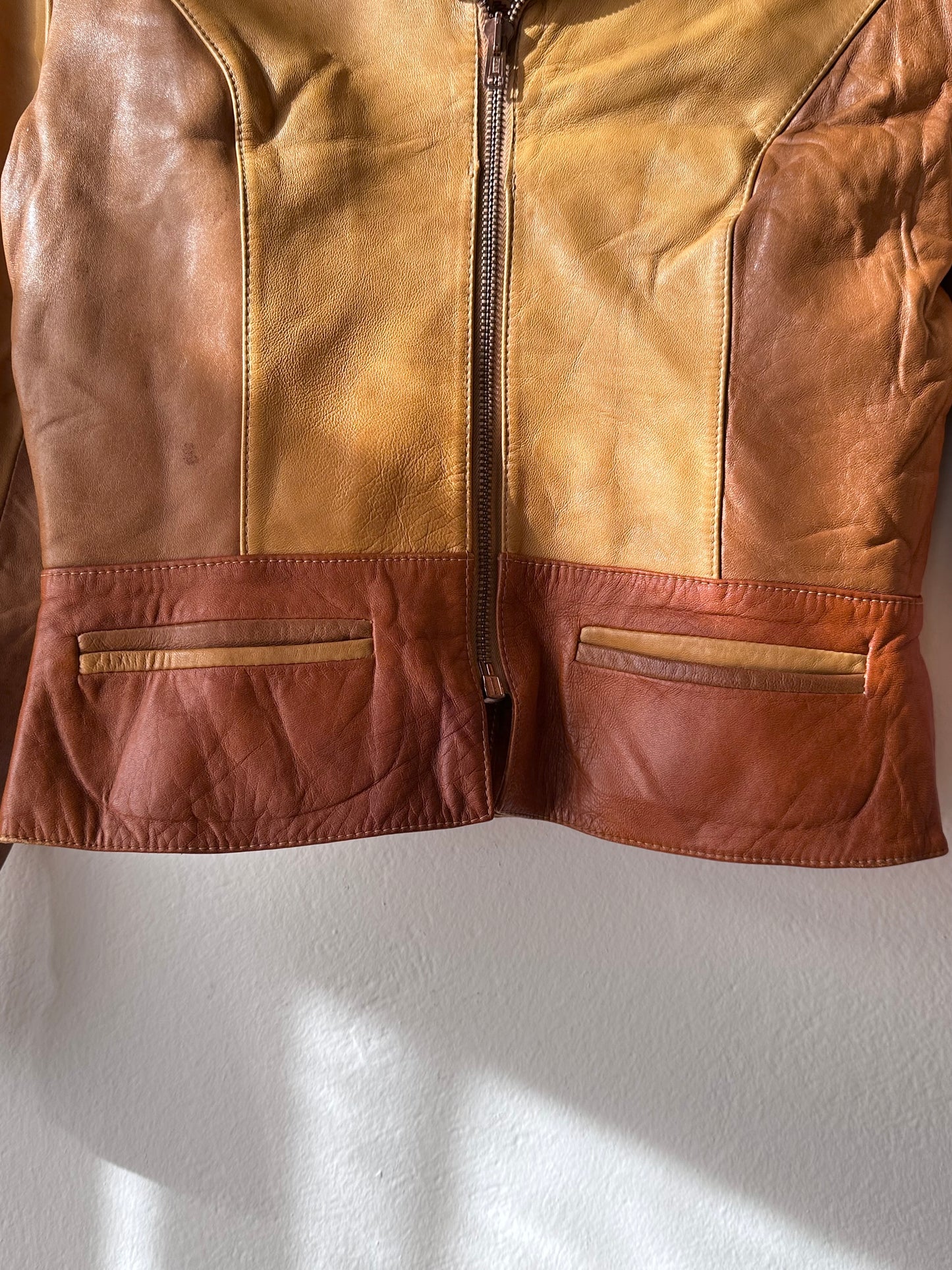 70s leather jacket