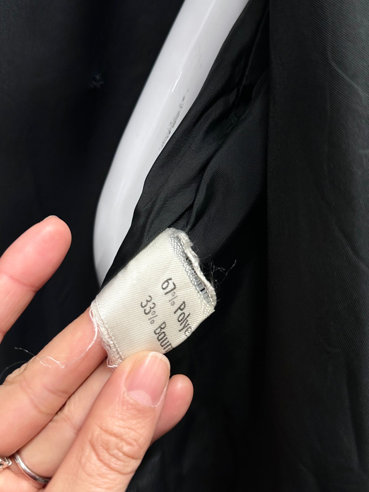 1980s VEB black jacket with belt