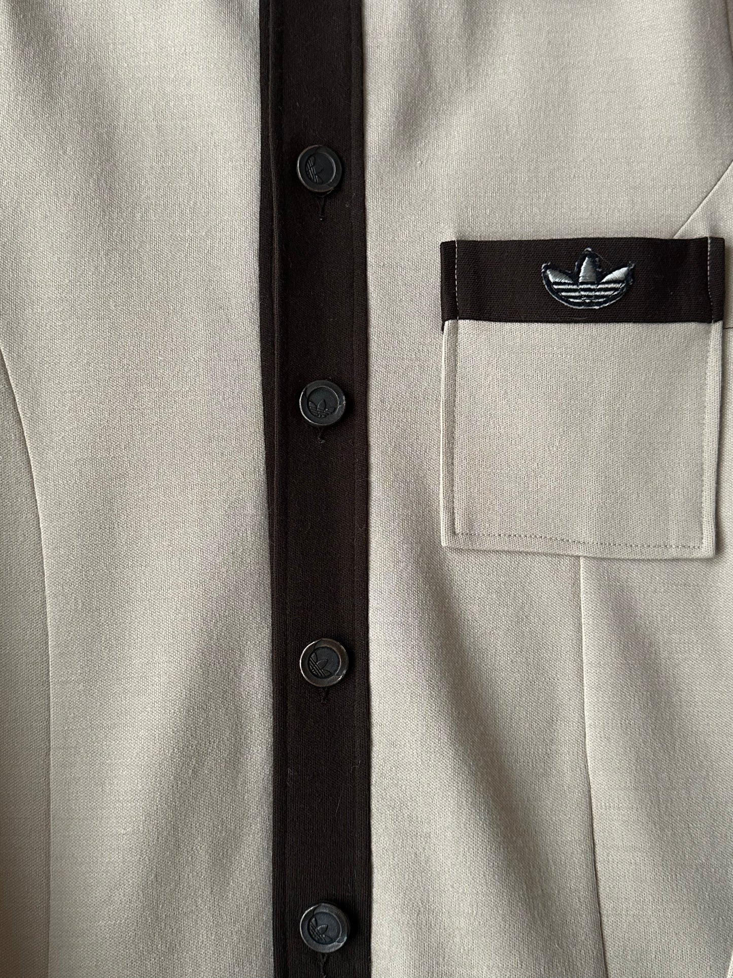 1970's Adidas Schwahn jacket West-Germany 70年代 アディダス Jersey 西ドイツ製 Brown 茶色 Rare レア ジャージ Vintage ヴィンテージ古着屋 プラハ ユーロ古着 ヨーロッパ古着 Toto Praha Vintage clothing store shop Antique shop Prague totototrip showroom ショールーム 
