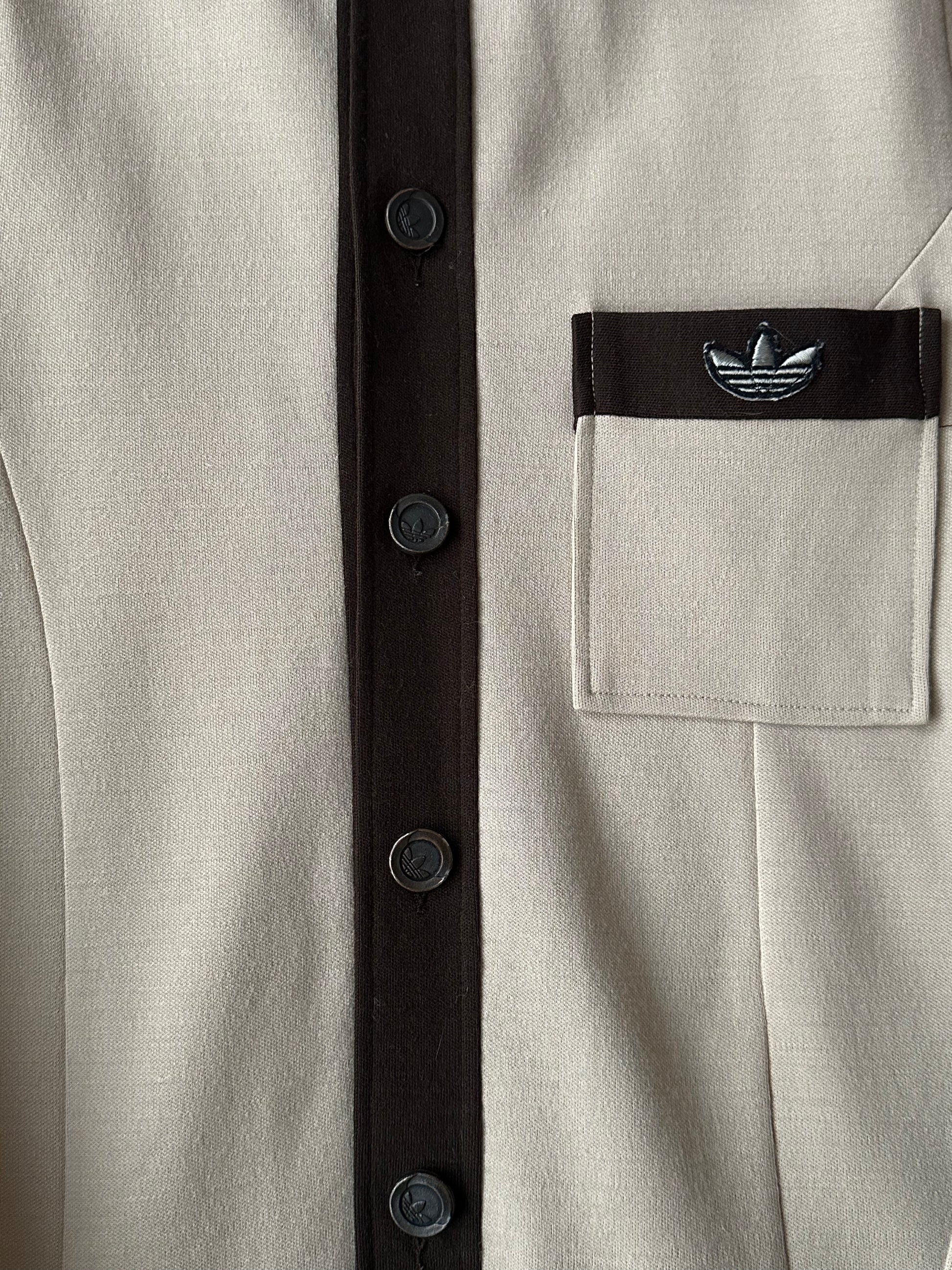1970's Adidas Schwahn jacket West-Germany 70年代 アディダス Jersey 西ドイツ製 Brown 茶色 Rare レア ジャージ Vintage ヴィンテージ古着屋 プラハ ユーロ古着 ヨーロッパ古着 Toto Praha Vintage clothing store shop Antique shop Prague totototrip showroom ショールーム 