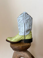90s ostrich cowboy boots