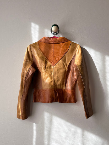 70s leather jacket
