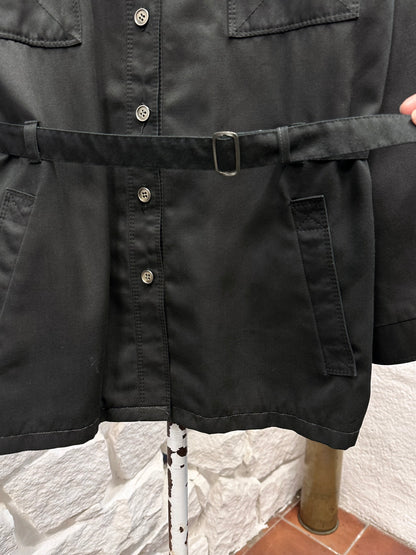 1980s VEB black jacket with belt