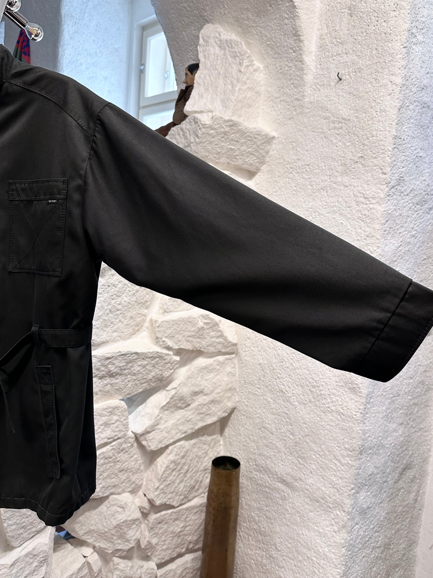 1980s VEB black jacket with belt