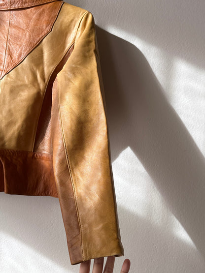 70s leather jacket