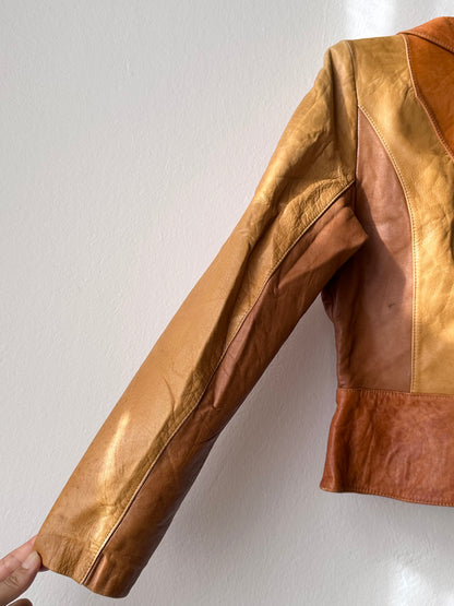 70s leather jacket