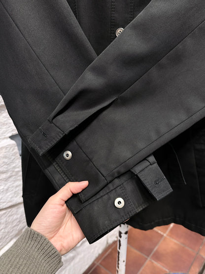 1980s VEB black jacket with belt