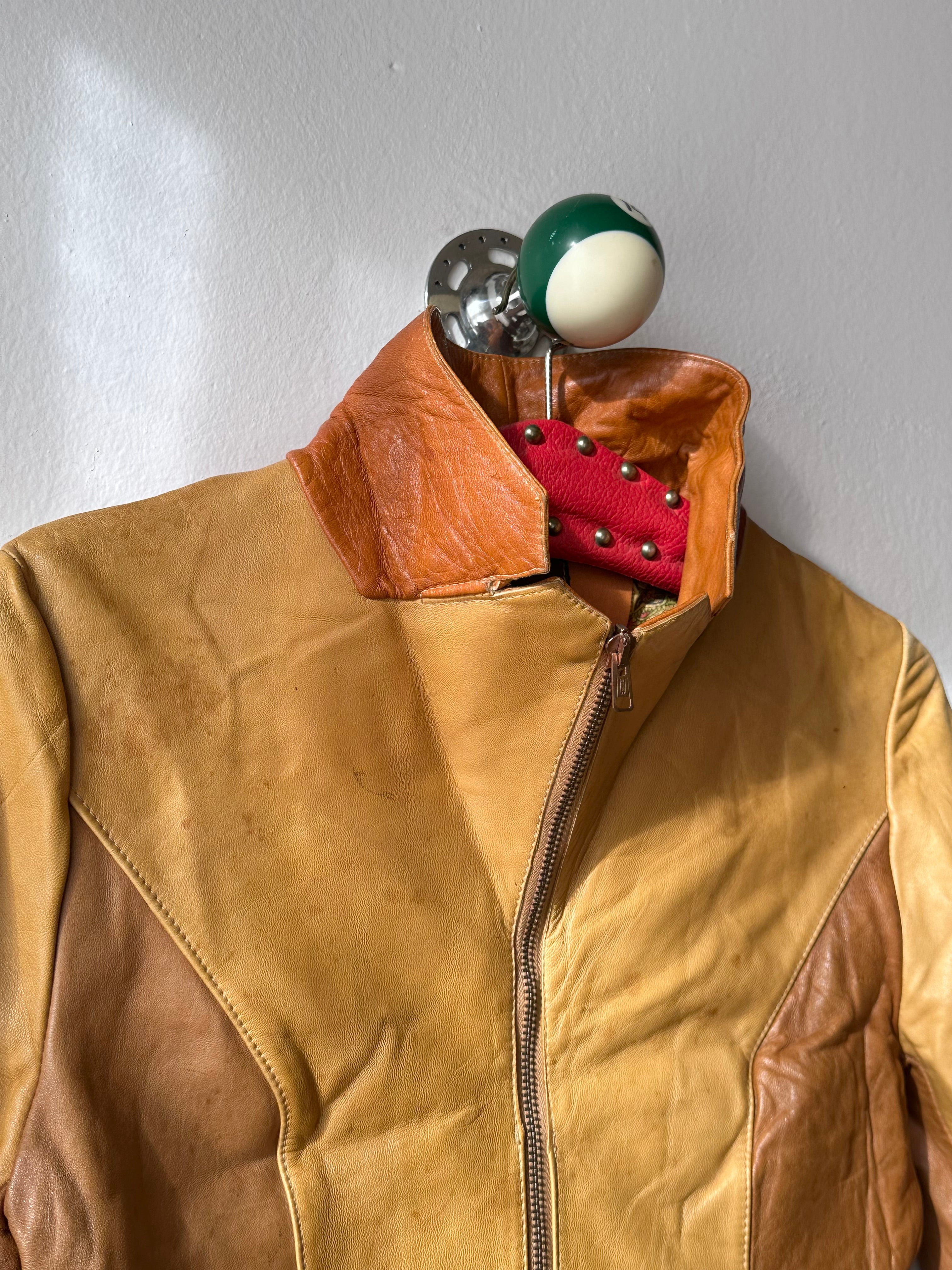 70s leather jacket – TOTO
