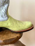 90s ostrich cowboy boots